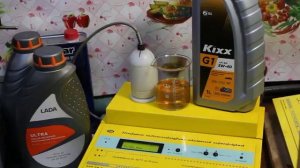 Масло Kixx G1 5W-40 SN проверка CCS при.. -30гр.