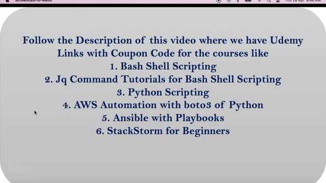Udemy Coupon Codes for my Automation Courses| Automation Courses by VRTechnologies смотреть онлайн