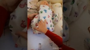 Как запеленать младенца. Свободное пеленание.