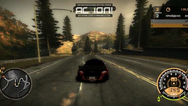 прохождение игры Need for Speed Most Wanted смотреть онлайн