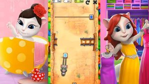 МОЯ ГОВОРЯЩАЯ АНДЖЕЛА 🎂 Говорящий Том и друзья Мультик про котиков Мульт ИГРА Angela #Валеришка