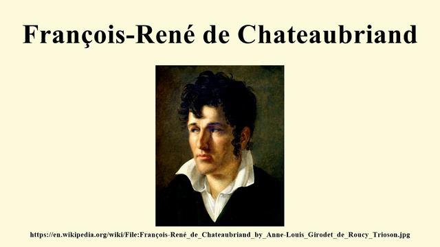 François-René de Chateaubriand смотреть онлайн