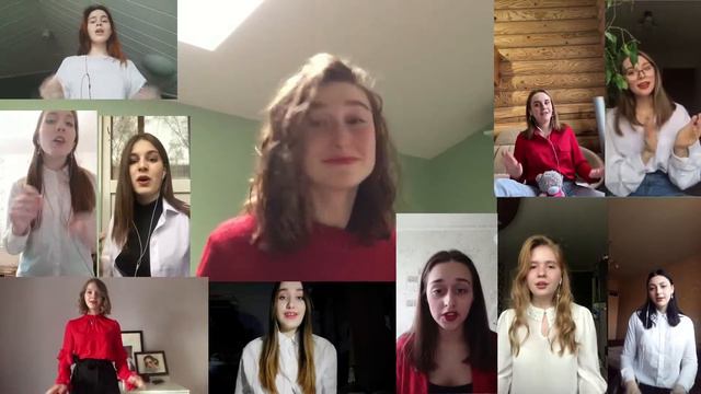 Happy Pharrell Williams исполняет "Виртуальный хор"