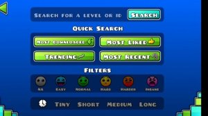 Обзор самой первой версии в Geometry dash 1.0
