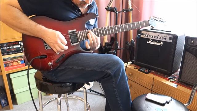 Ibanez S 521 Marshall MG15 cfx. смотреть онлайн
