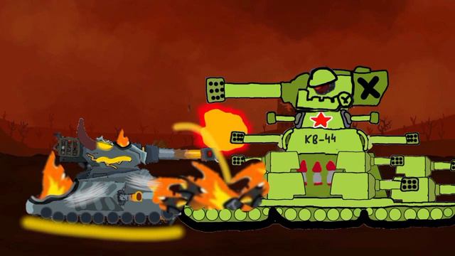 ФИНАЛ • КВ-44 VS ЛЕВИАФАН|Мультики про танки смотреть онлайн