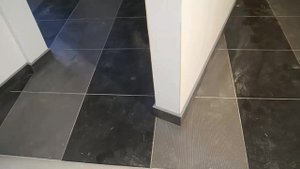 Делаем плинтус из плитки ч.4