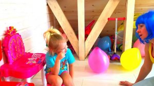 Ева и игры с косметикой для детей