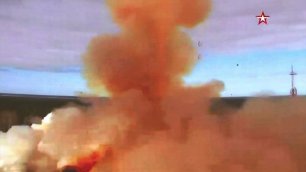 Кадры пуска межконтинентальной баллистической ракеты «Сармат» с космодрома «Плесецк»