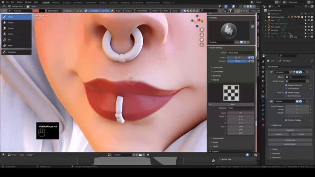 How to make stylized skin and hair materials in Blender | Tutorial