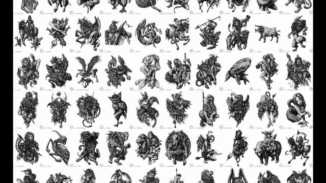 "Инфернальный Словарь"  (фр. Dictionnaire Infernal). 1818 год.