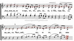 ДОСТОЙНО ЕСТЬ Г. Лапаев - Сопрановая партия