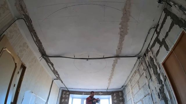Разметка под освещения (точечный потолок) #своимируками
