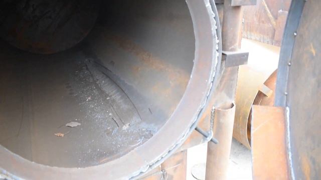 пиролизная печь с улученной дверью