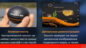 диппер умный эхолот, эхолота deeper fishfinder