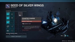 Season of Arrivals Artifact All Perks and Mods Destiny 2 Seed of Silver Wings