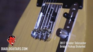 2017 Fender American Professional Telecaster Butterscotch Blonde Demo