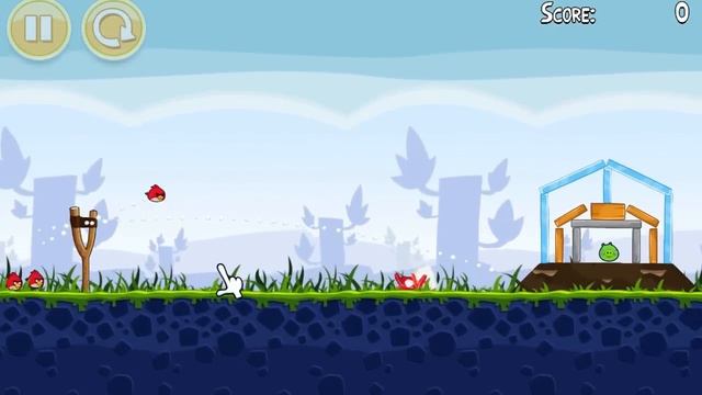 Let's Play Angry Birds - Part 1 (1-1 to 1-5) смотреть онлайн