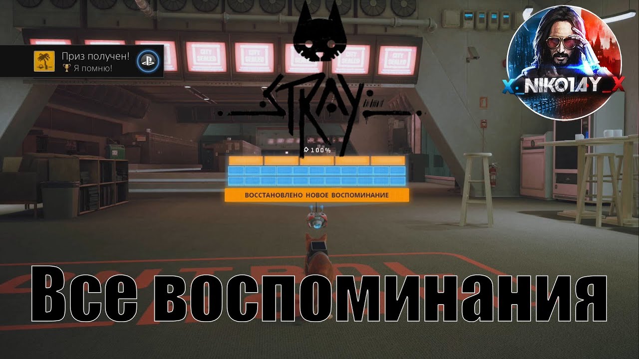 Stray все воспоминания B-12 [I Remember! _ Я помню!]