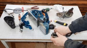 Электрорубанок Bort 1300, СТОИТ ЛИ БРАТЬ? Ежегодное ТО и колхозная доработка