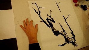 Китайская живопись Гохуа Виталий Близнецов Слива