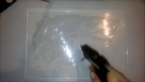 DIY Паутина из термоклея (горячего клея)