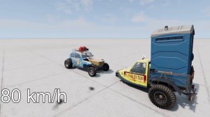 BATH CAR vs WC CAR! 150 Km/H CRASH TEST! - BeamNg Drive