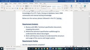 ETL TESTING REAL TIME -14|| For Beginners|| #ETLTESTING