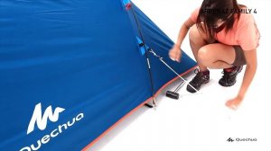 Сборка/разборка семейной палатки ARPENAZ FAMILY 4 (Установка палатки для 4 человек ) | Декатлон