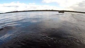 Лодочный мотор 5 сил на лодке МКМ