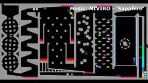 Gravity Switch Elimination Marble Race in Algodoo