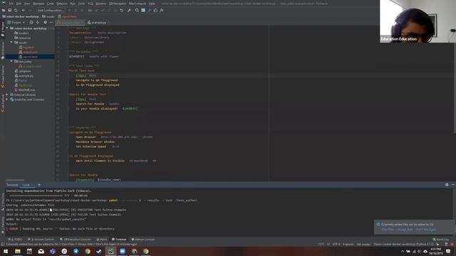 Robotframework + Docker (Session 2/4)
