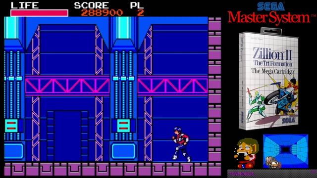 Longplay: Zillion 2: The Tri Formation - Bonus Game -Part2- Mega SG w/Real Cart - Sega Master Syste смотреть онлайн