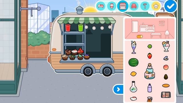 Вагончик с кексами - Toca life world