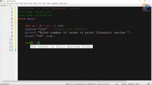 Fibonacci series c program | Fibonacci program in C Language | Fibonacci Program