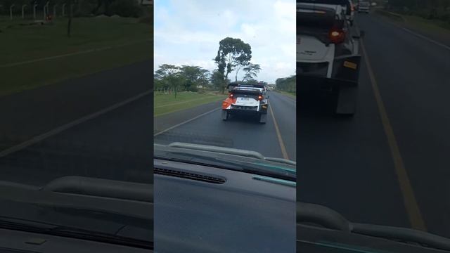 WRC Safari Rally 2023 Sébastien Ogier In Naivasha Delamare road