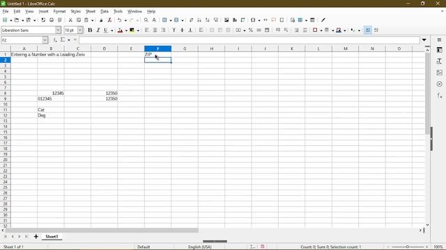 How to Keep Leading Zeros in LibreOffice Calc смотреть онлайн