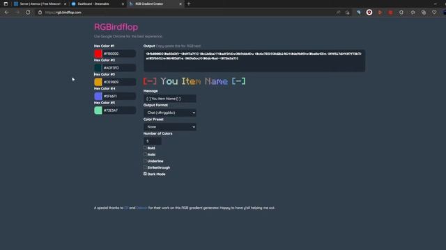 How To Use Rgb.Birdflop.com