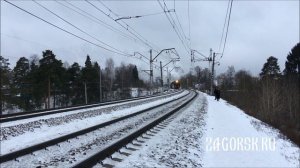 Сплотка паровозов П36-0027 и Л-2057 в Хотьково