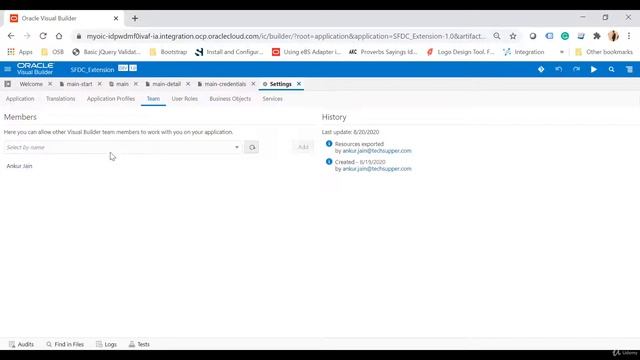 Sec 6 20 Oracle Visual Builder Cloud Service VBCS смотреть онлайн