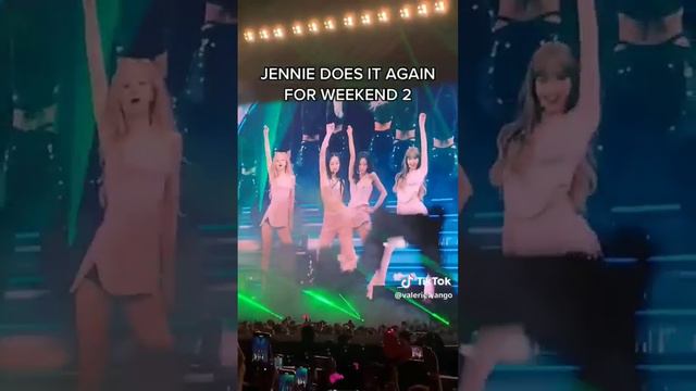 Jennie iconic Coachella intro