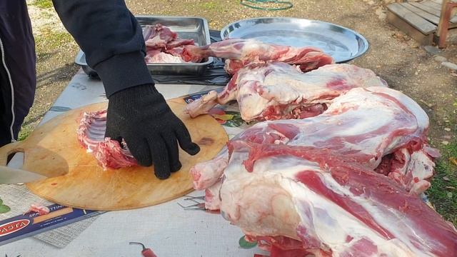 #разделкабарана#заготовка#баранина#мясо#