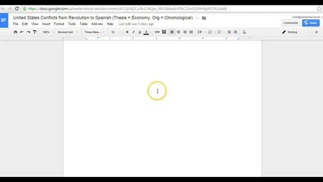 Determining Word Count in Google Docs