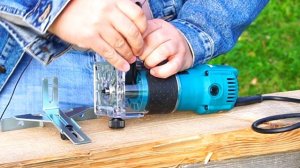 Ручной кромочный фрезер по дереву makita 3709, инструмент высшего пилотажа. #ручнойфрезер