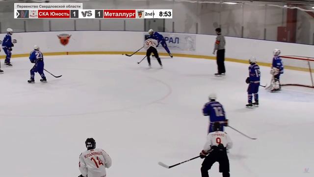СКА Юность 2010 - Металлург 2009. Первенство Свердловской области. 02.04.2023 смотреть онлайн