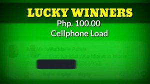 Lucky Winners of Php. 100.00 Cellphone Load | Sir Xian Vlog