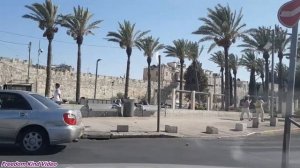 Israel Old City of Jerusalem Damascus Gate august 2018