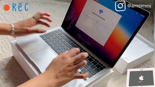 Unboxing Macbook air M1 2020 | Student discount | aesthetic ✨ смотреть онлайн