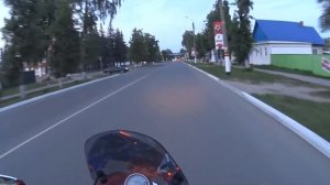 еду с открытия мотосезона на honda steed 600