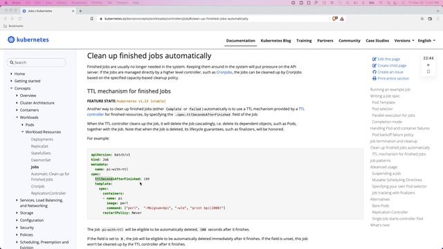Clean up finished jobs automatically in Kubernetes смотреть онлайн